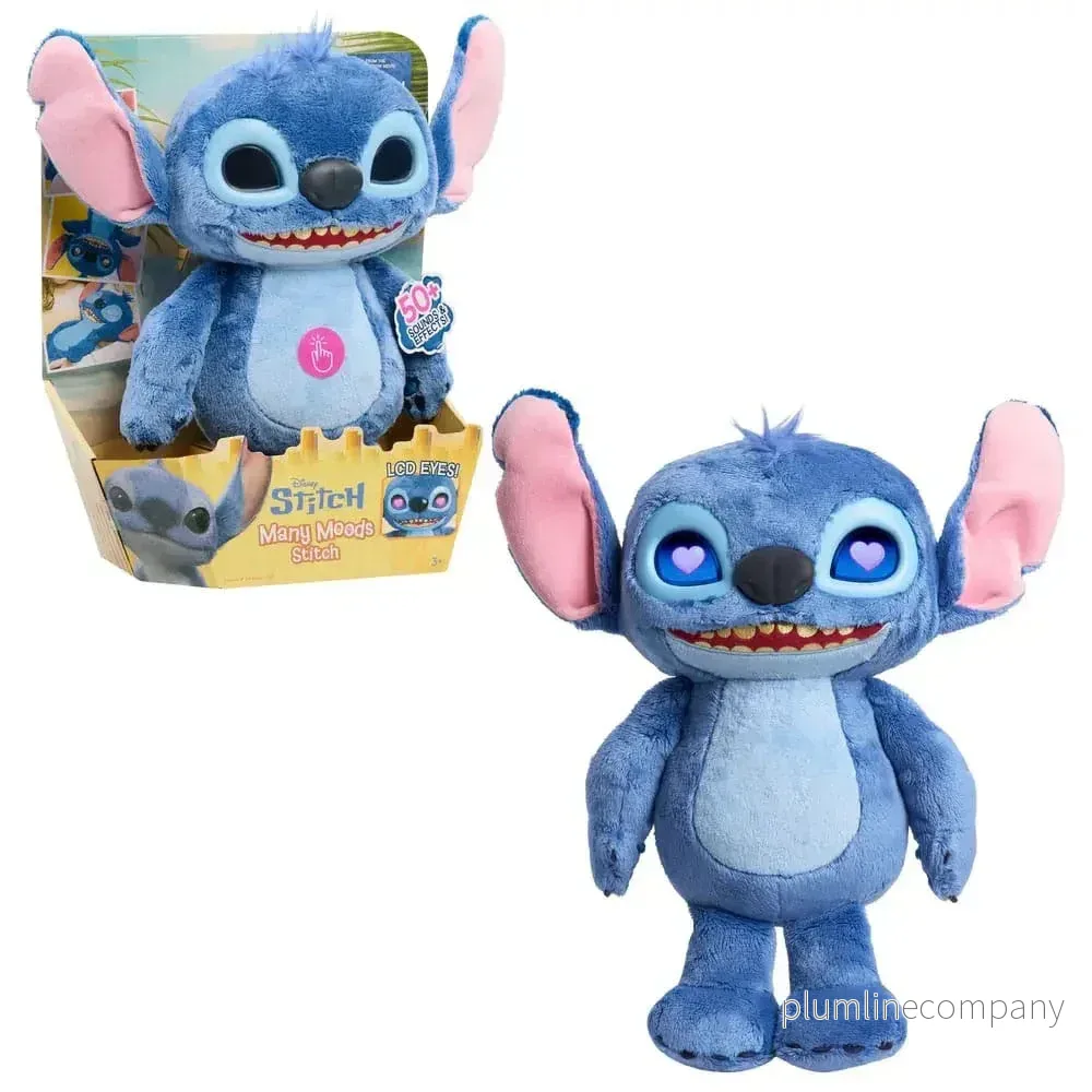 Lilo & Stitch Gosedjur med LCD Visuella Effekter och Ljud – The Many Mood Stitch 36 cm - Bild 3