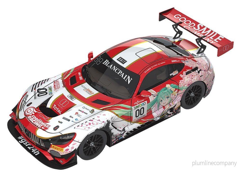 Hatsune Miku GT Projekt Fordon 1/64 AMG 2017 SPA24H Version 7 cm Hatsune Miku GT Projekt Fordon 1/64 AMG 2017 SPA24H Version 7 cm