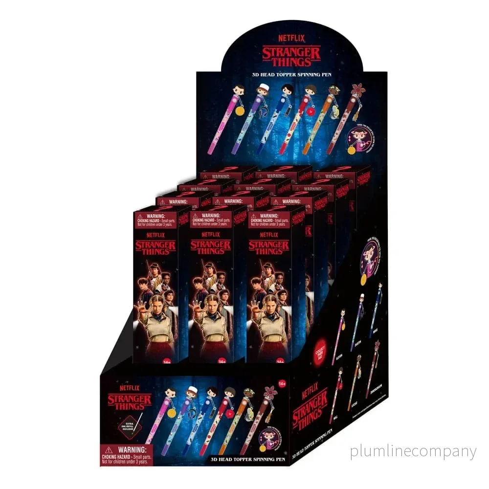 Stranger Things Pen 3D Huvud Topp Spinning Pen Stranger Things Pen 3D Huvud Topp Spinning Pen