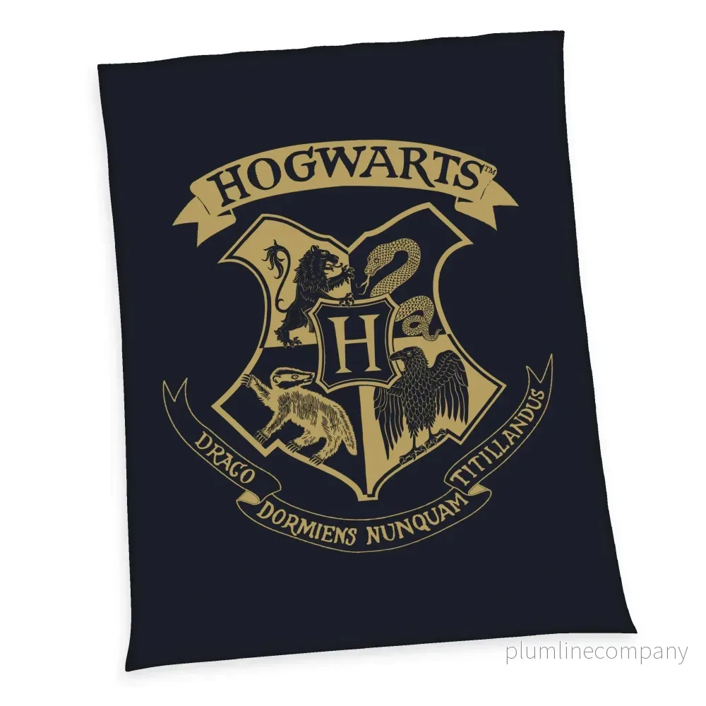 Harry Potter Fleecefilt Hogwarts 150 x 200 cm Harry Potter Fleecefilt Hogwarts 150 x 200 cm