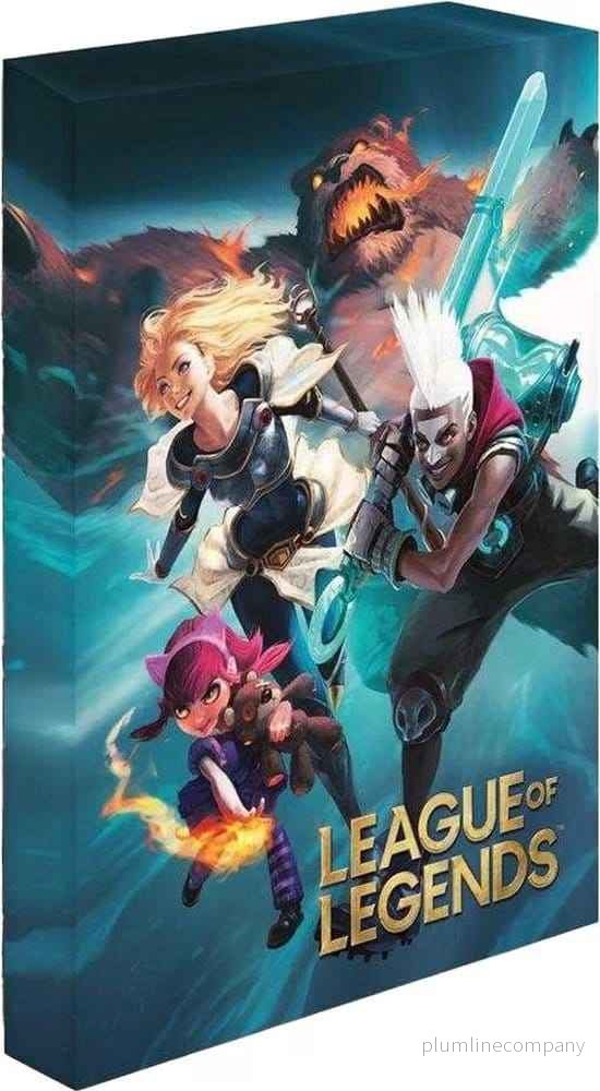 League of Legends Canvastavla med belysning Fight for Glory League of Legends Canvastavla med belysning Fight for Glory