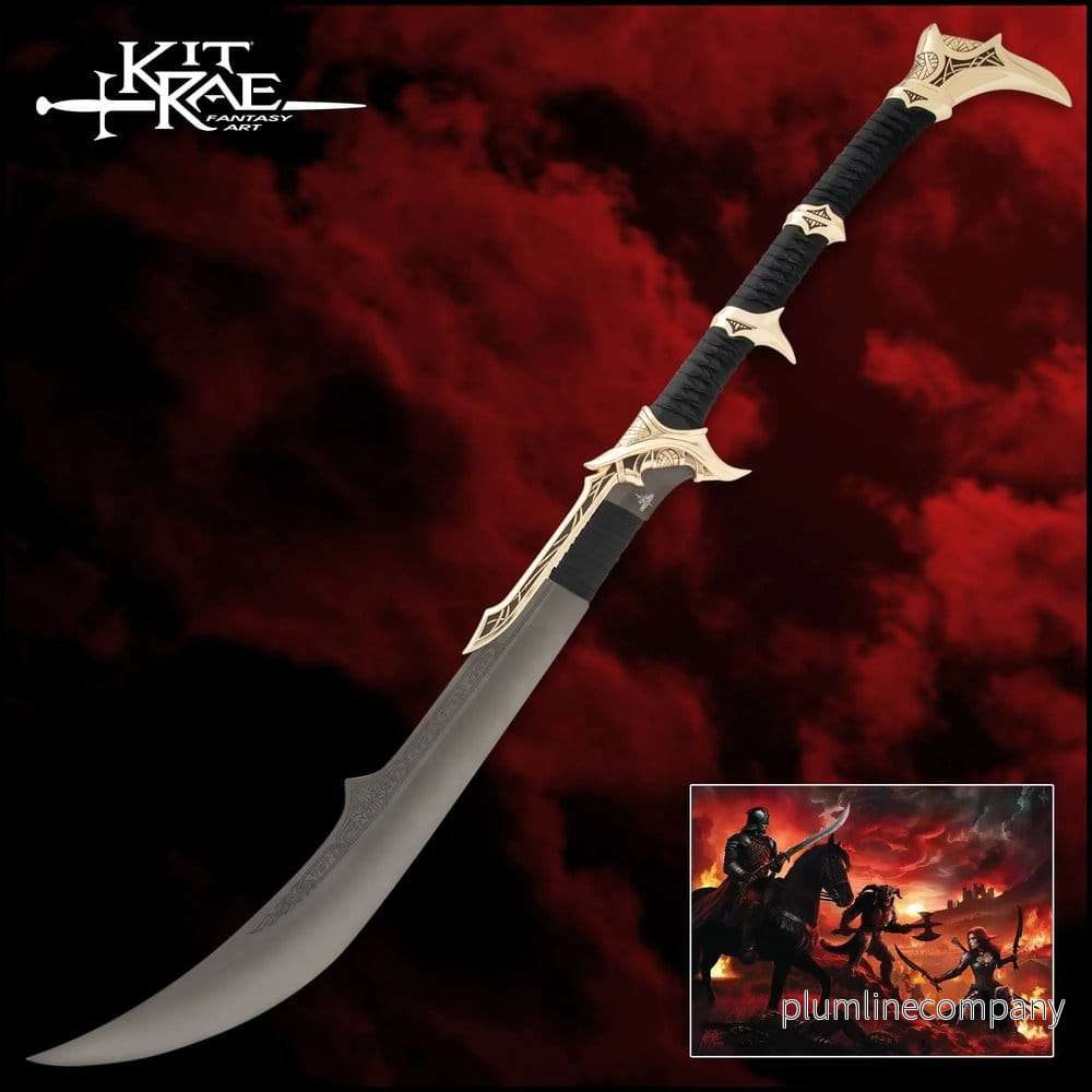 Kit Rae Swords of the Ancients Replica Savathos-Mithrodin War Sword Gold Version 111 cm Kit Rae Swords of the Ancients Replica Savathos-Mithrodin War Sword Gold Version 111 cm
