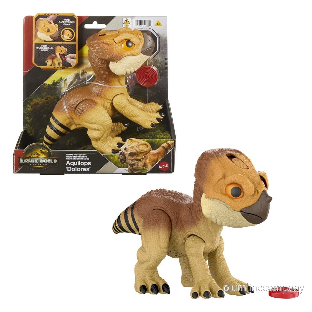 Jurassic World: Rebirth Interaktiv Actionfigur Aquilops Dolores 13 cm - Bild 3