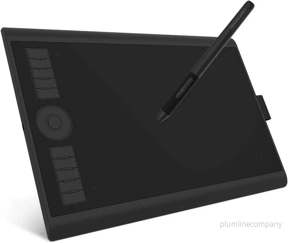 GAOMON M10K Version Pen Tablet – 25,4 x 16,9 cm grafisk tablett med 8192 tryckkänslighetsnivåer