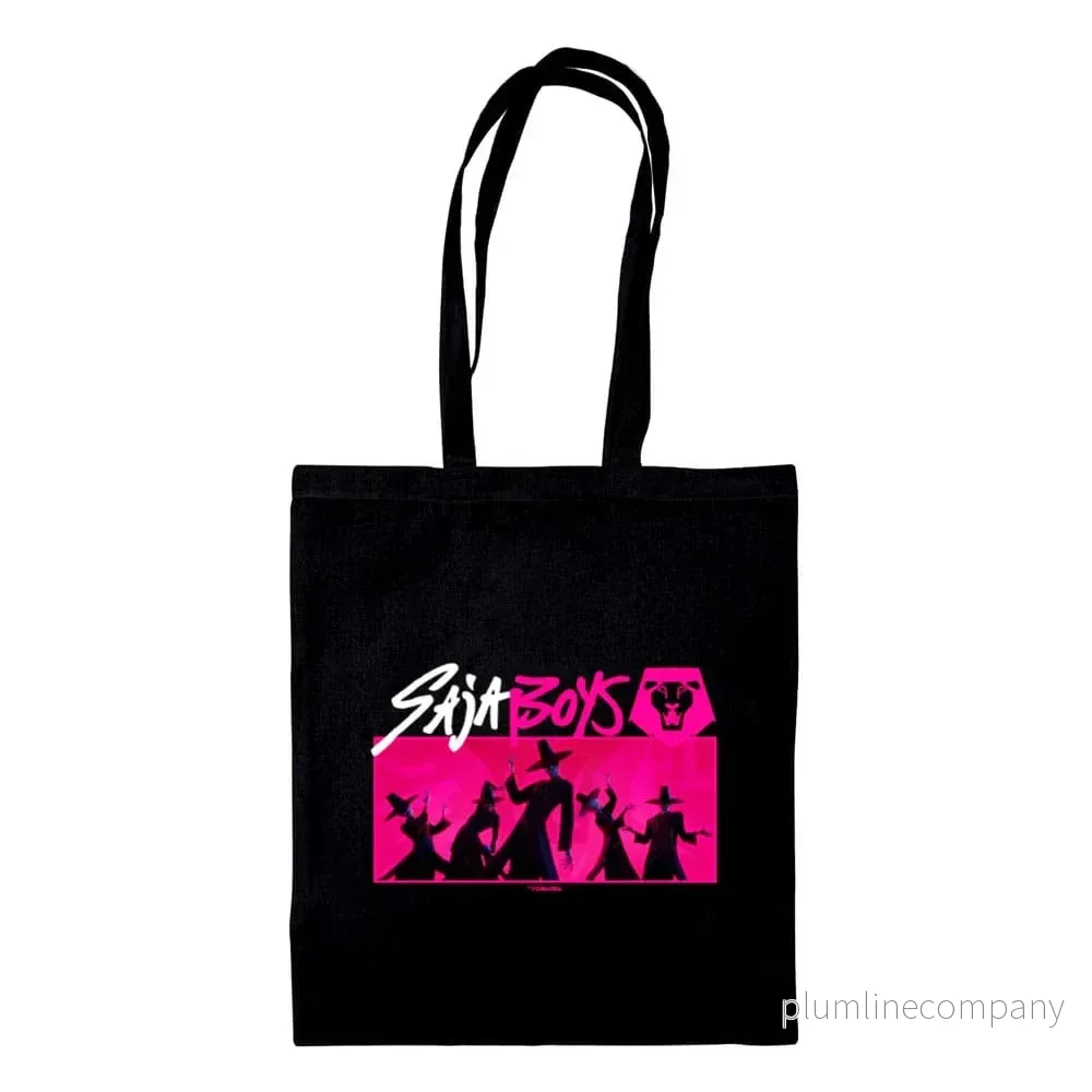 KPop Demon Hunters Tote Bag Saja Boys – Högkvalitativ och Officiellt Licensierad