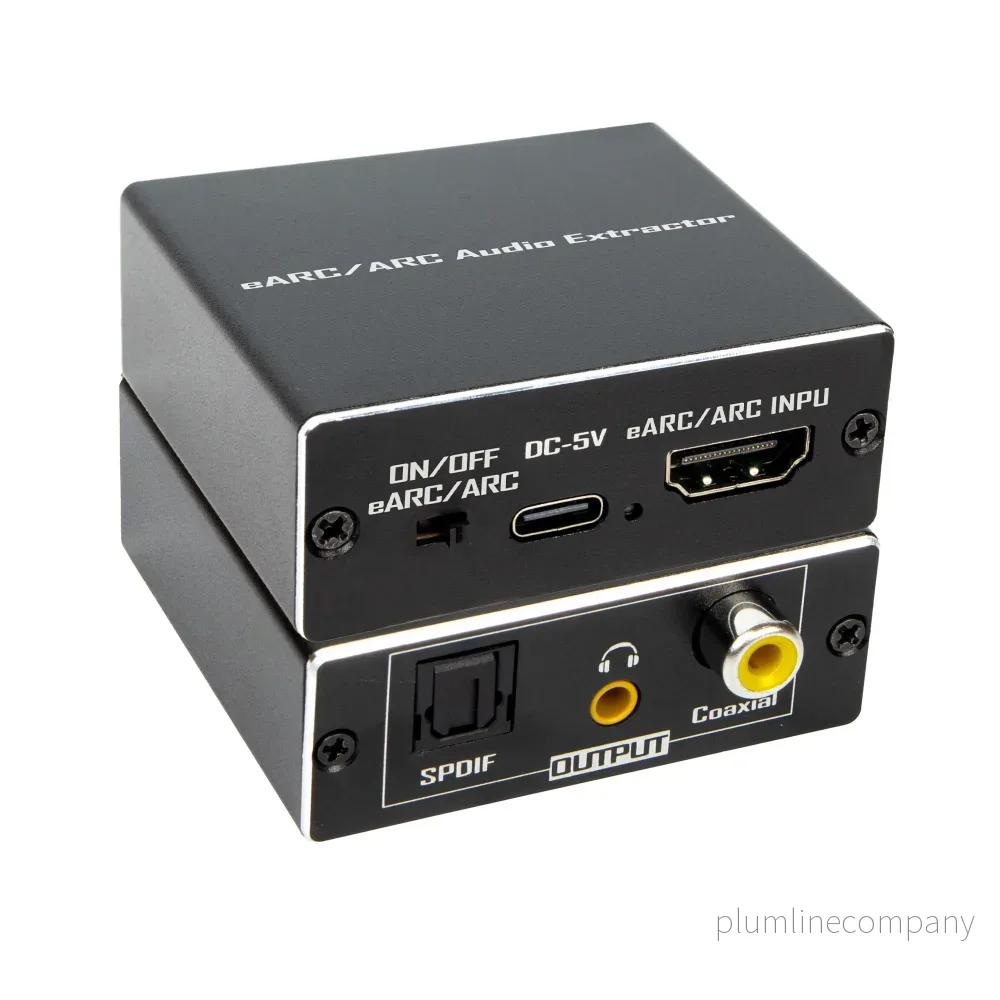 NÖRDIC HDMI ARC/eARC Extractor SPDIF, Koaxial, 3,5 mm NÖRDIC HDMI ARC/eARC Extractor SPDIF, Koaxial, 3,5 mm