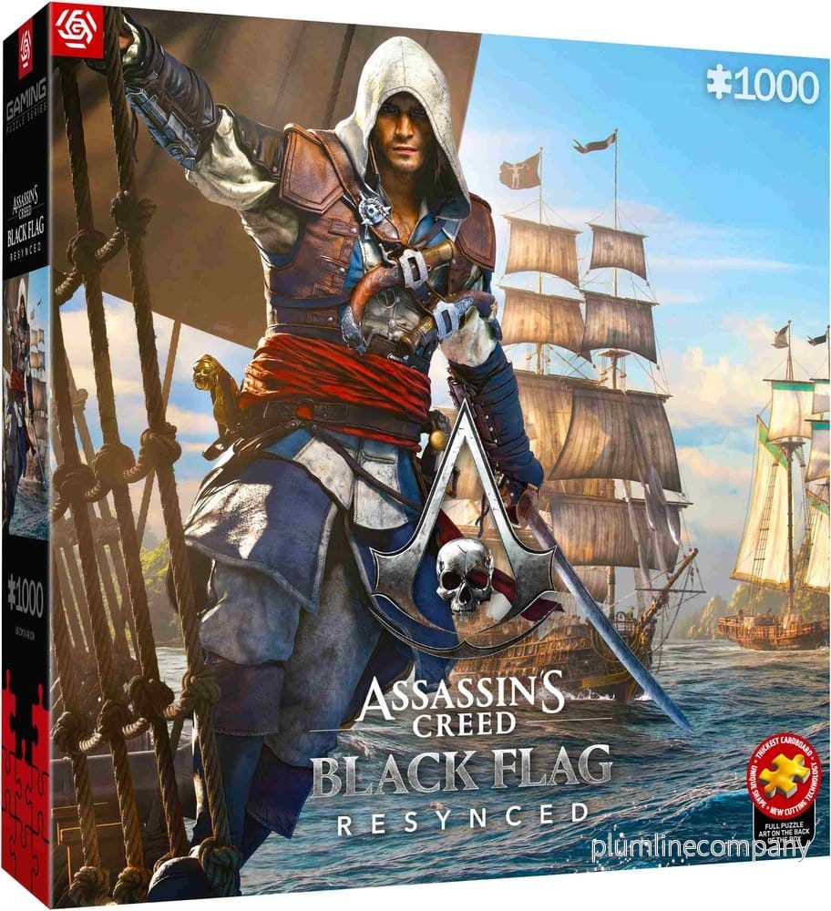 Assassin’s Creed Black Flag pussel med 1000 bitar, officiellt licensierat Assassin’s Creed Black Flag pussel med 1000 bitar, officiellt licensierat
