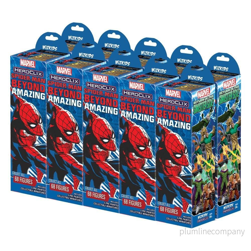 Marvel HeroClix: Spider-Man Beyond Amazing Booster Brick (10) Marvel HeroClix: Spider-Man Beyond Amazing Booster Brick (10)