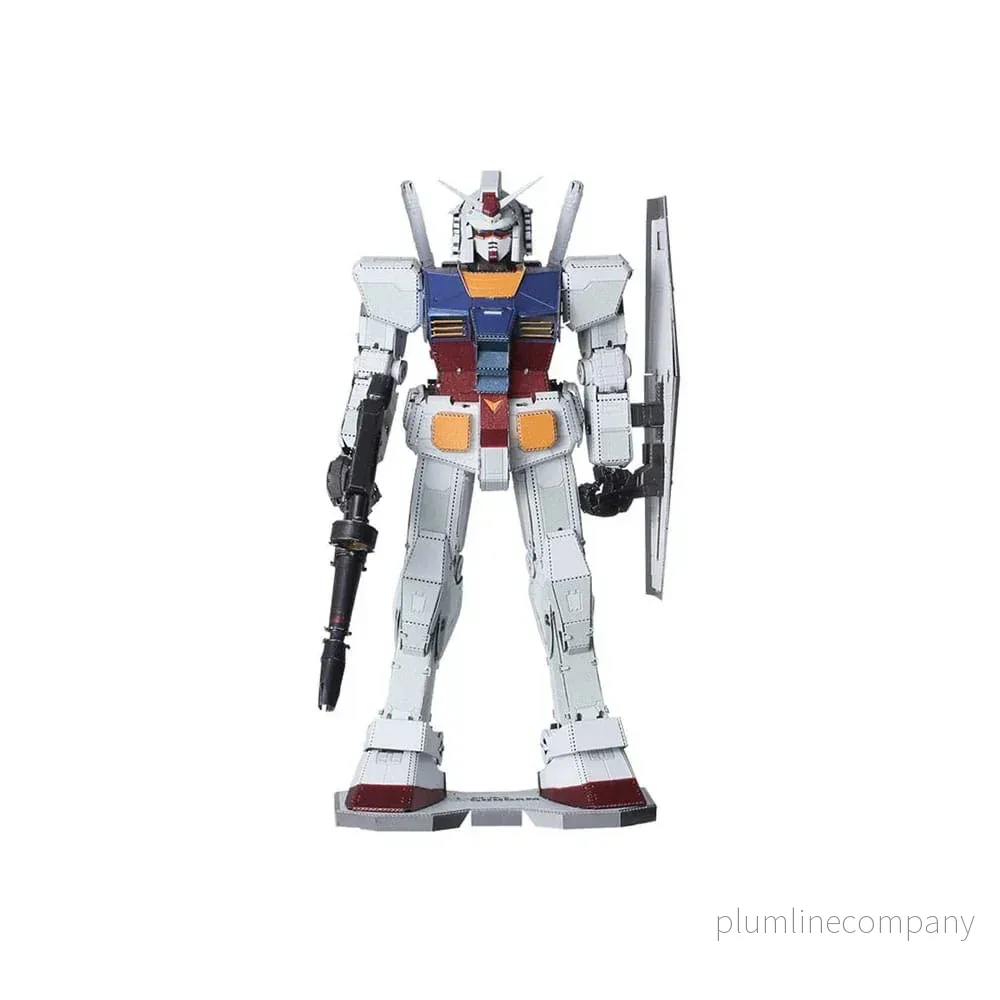 Mobile Suit Gundam Metallic Nano Puzzle Model Kit RX-78-2 12 cm - Bild 2