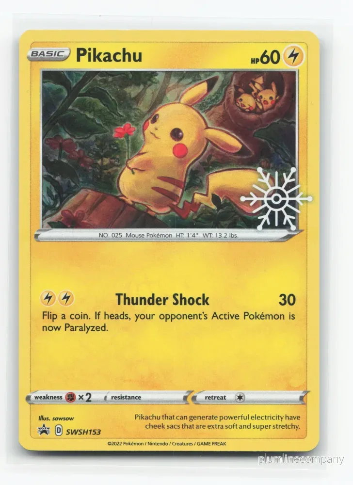 Pikachu SWSH153 - SWSH Black Star Promos