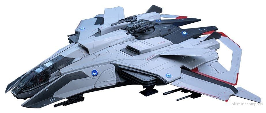 Star Citizen Plastmodellbyggsats 1/100 Anvil F8C Lightning 25 cm - Bild 2