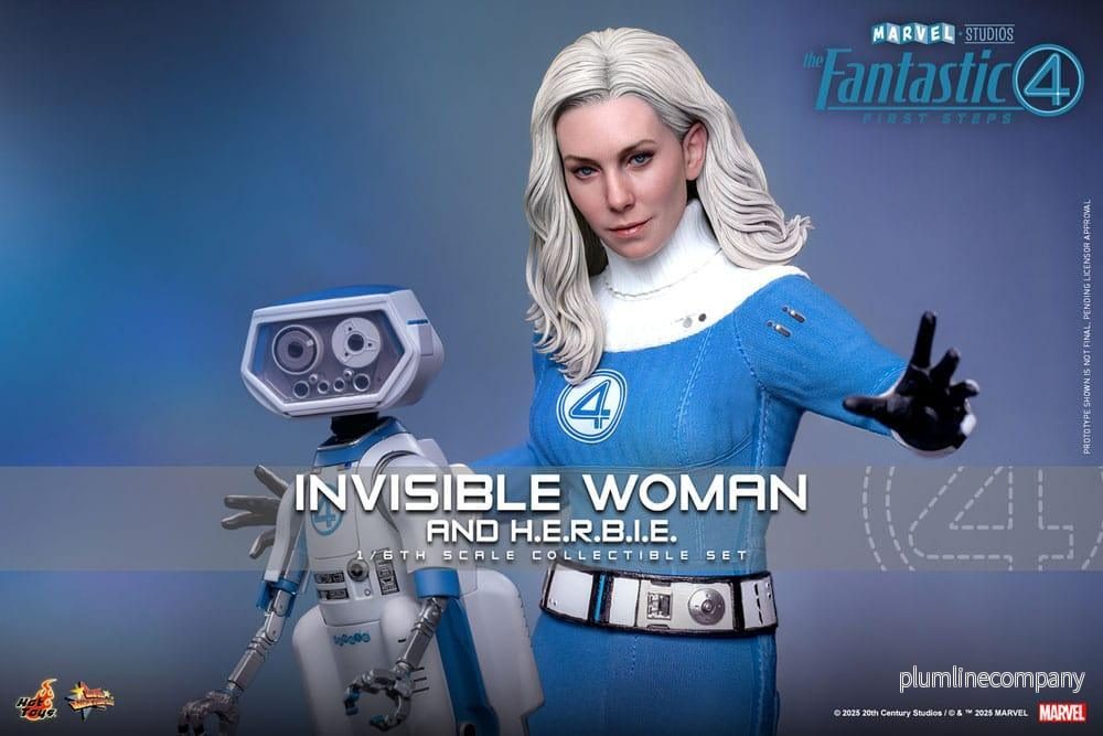 The Fantastic Four: First Steps Movie Masterpiece Action Figur 2-Pack 1/6 Invisible Woman & H.E.R.B.I.E. 28 cm - Bild 3