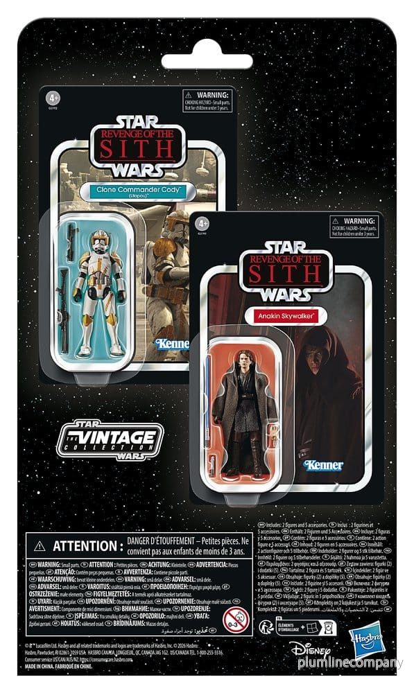 Star Wars Episod III Vintage Collection Actionfigur 2-pack Anakin Skywalker & Clone Commander Cody (Utapau) 10 cm - Bild 2
