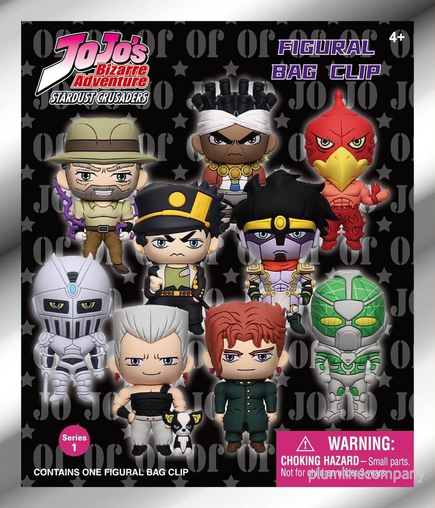 JoJo's Bizarre Adventure 3D PVC Bag Clips Series 1 Blind Bag Display (24) - Bild 2