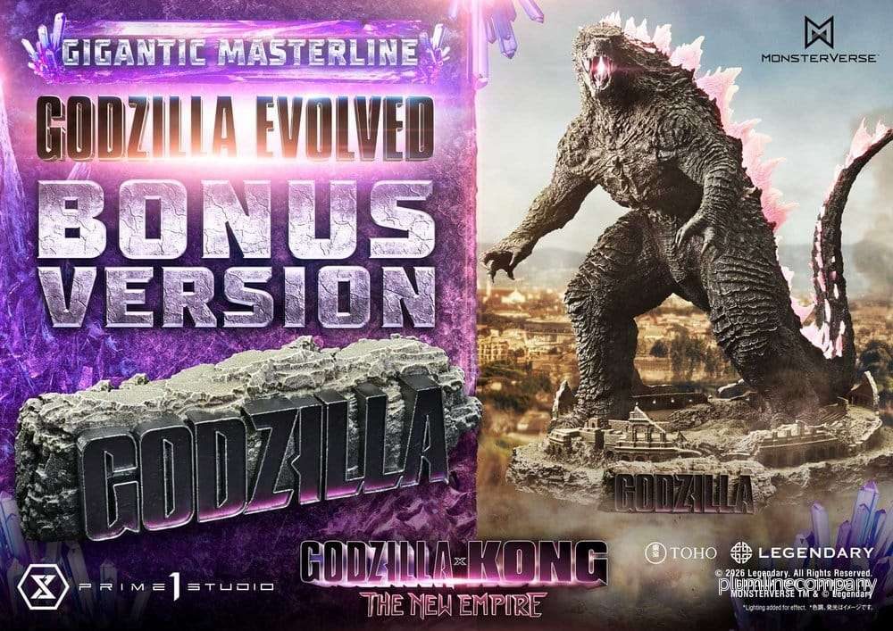 Godzilla x Kong: The New Empire (Film) Gigantic Masterline Series staty Godzilla Evolved Bonus Ver. 93 cm - Bild 3