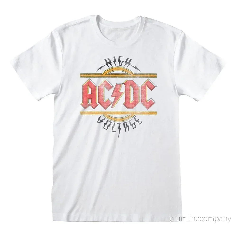 AC/DC T-Shirt Vintage High Voltage Storlek S