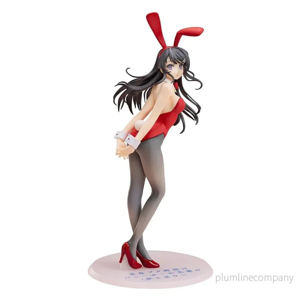 Rascal Does Not Dream of Bunny Girl Senpai Figur 1/7 Mai Sakurajima Red Bunny Girl Ver. 27 cm