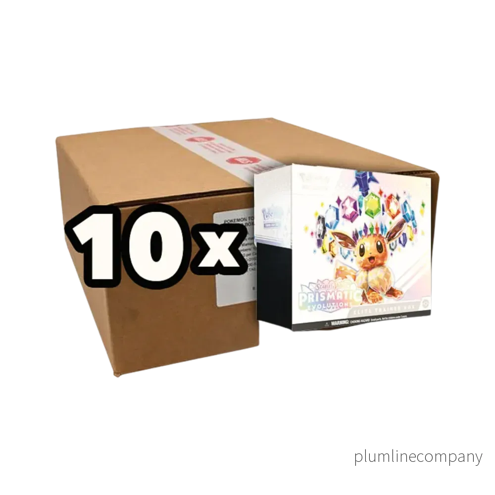 Pokémon Scarlet & Violet: Prismatic Evolutions Elite Trainer Box Sealed Case