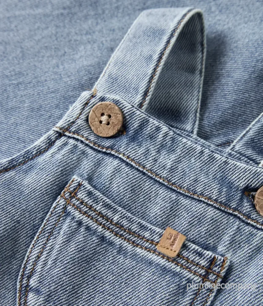 Hängselbyxa Mjuk-Jeans - NBMKAROLE LOOSE DNM OVERALL 2433-CJ LIL - Bild 3