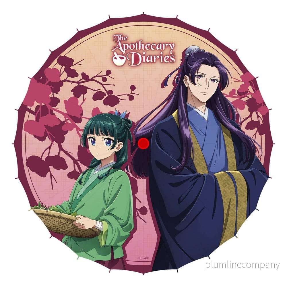 The Apothecary Diaries japanskt pappersparasoll Maomao & Jinshi - Bild 3