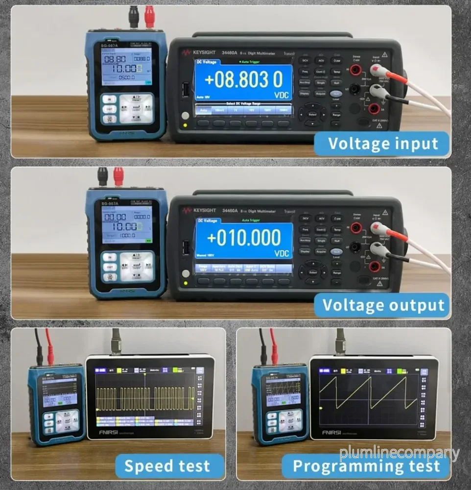 FNIRSI SG-003A Justerbar Ström Spänning Simulator Signalgenerator - Bild 3