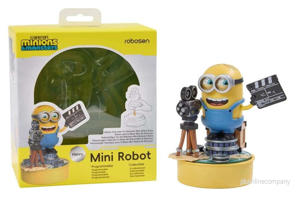 Minions & Monsters Interactive Mini Robot Henry 9 cm English Version - Bild 2