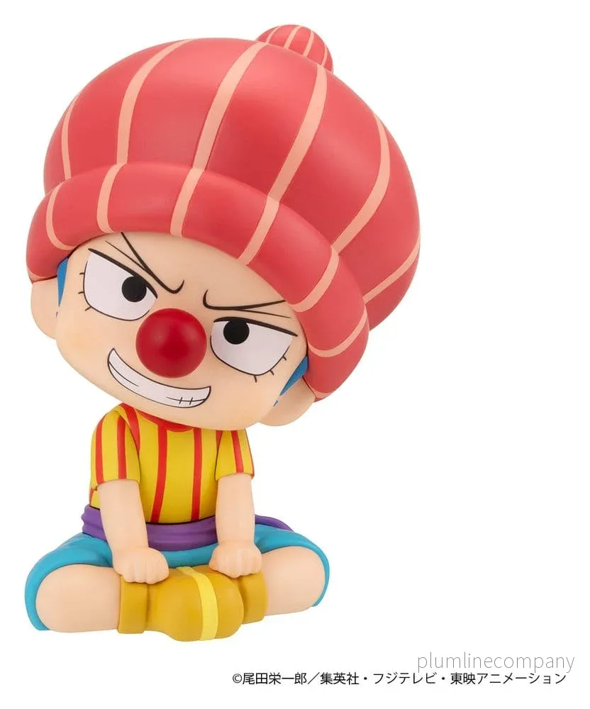 One Piece PVC-figur Buggy Barndomsutgåva, 11 cm, Look Up-serien - Bild 3