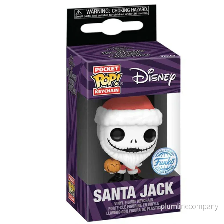 Pocket POP Nyckelring Disney Nightmare Before Christmas Santa Jack Pocket POP Nyckelring Disney Nightmare Before Christmas Santa Jack
