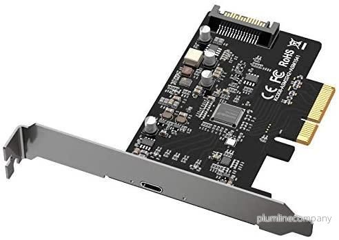 Maiwo KC008 PCI Express x4 kort till 1x extern USB Type C 20 Gbps USB 3.2 Gen 2×2 PCIe 3.0 x4 Maiwo KC008 PCI Express x4 kort till 1x extern USB Type C 20 Gbps USB 3.2 Gen 2×2 PCIe 3.0 x4