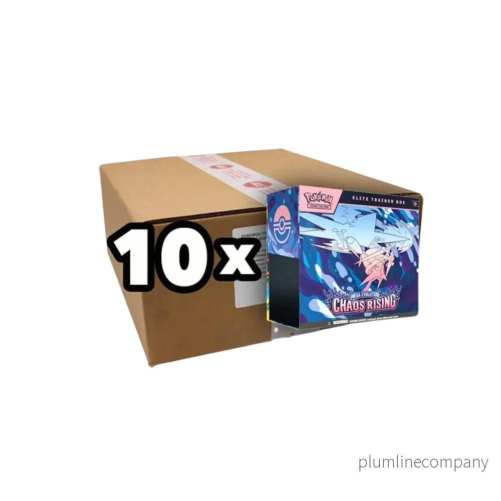 Pokémon Mega & Evolution: Chaos Rising Elite Trainer Box Sealed Case