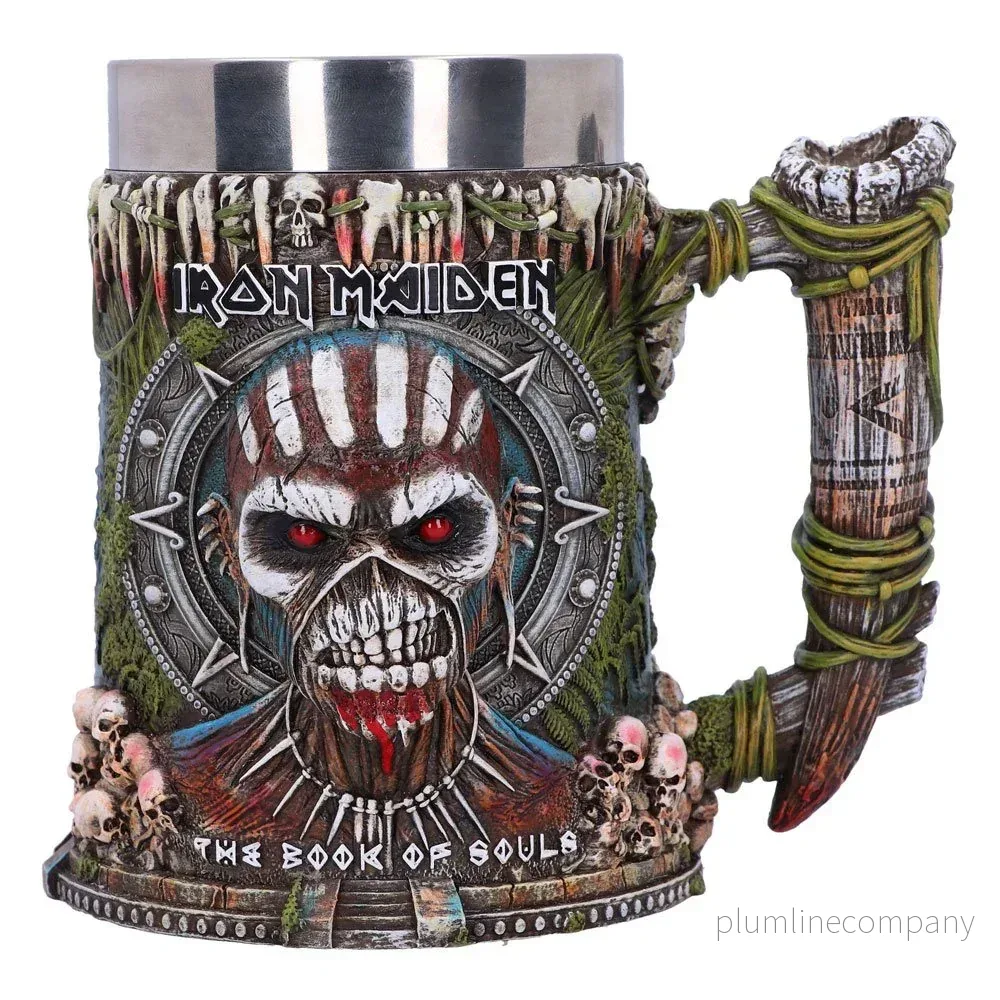 Iron Maiden Tankard Book Of Souls – Officiell och Handmålad