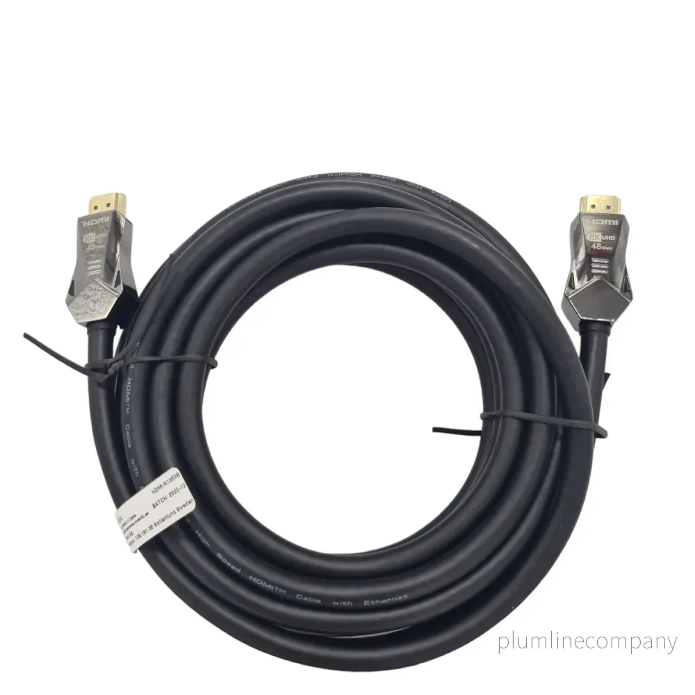 NÖRDIC CERTIFIED CABLES 5m Ultra High Speed HDMI 2.1 8K 60Hz 4K 120Hz 48Gbps Dynamic HDR eARC VRR kabel guldpläterad - Bild 3