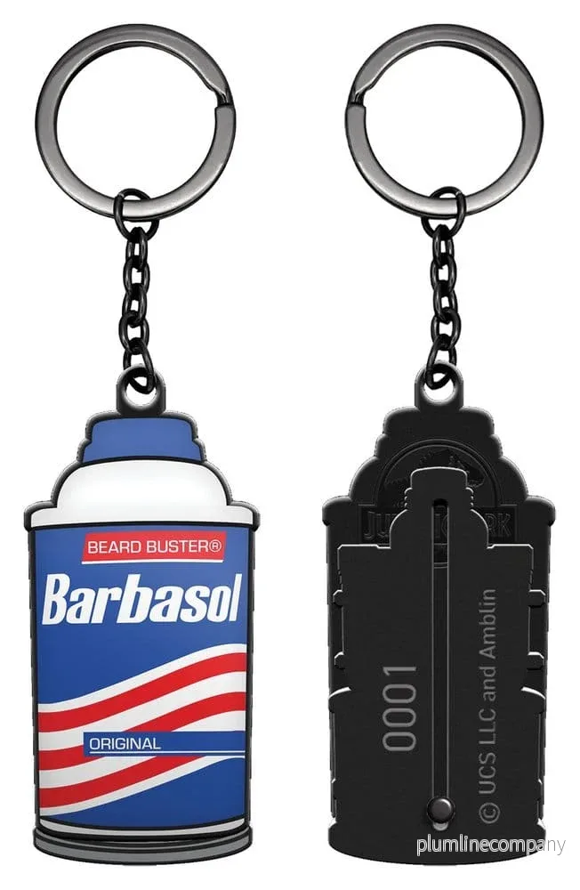 Jurassic Park Nyckelring med Glidande Barbasol-burk - Bild 3