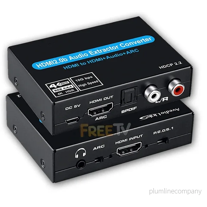 NÖRDIC HDMI ARC Extractor SPDIF/RCA/3,5mm NÖRDIC HDMI ARC Extractor SPDIF/RCA/3,5mm
