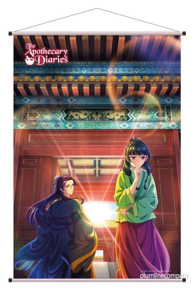The Apothecary Diaries Väggscroll 01 Maomao & Jinshi 60 x 90 cm – Officiellt Licensierad Väggdekoration