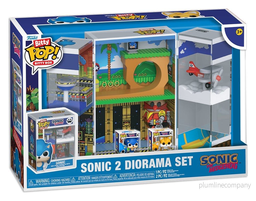 Sonic 2 Bitty POP! Boxar Figur Dioramaset - Bild 2