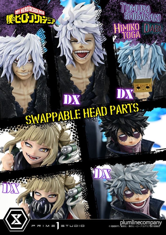 My Hero Academia Statue Ultimate Premium Masterline Tomura Shigaraki, Dabi & Himiko Toga Deluxe Version 69 cm - Bild 2