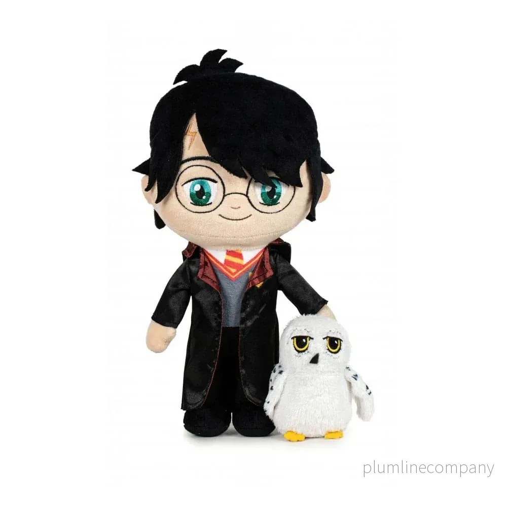 Harry Potter Plyschfigurer Harry med Hedwig 29 cm - Bild 2