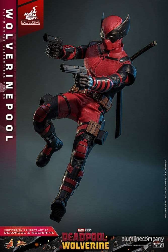Deadpool & Wolverine Movie Masterpiece Actionfigur 1/6 Wolverinepool Hot Toys Exclusive 31 cm - Bild 3