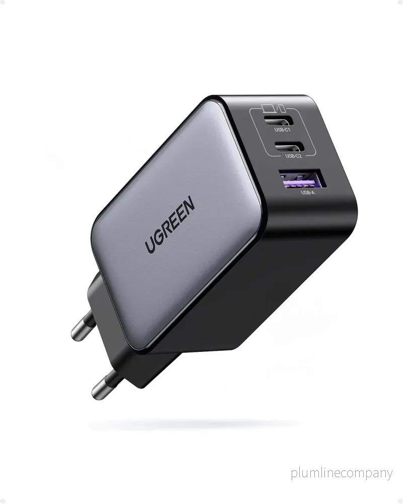 UGREEN Nexode 65W USB-C laddare med 3 portar, 2xUSB-C + 1xUSB-A, PD, PPS och GaN II UGREEN Nexode 65W USB-C laddare med 3 portar, 2xUSB-C + 1xUSB-A, PD, PPS och GaN II