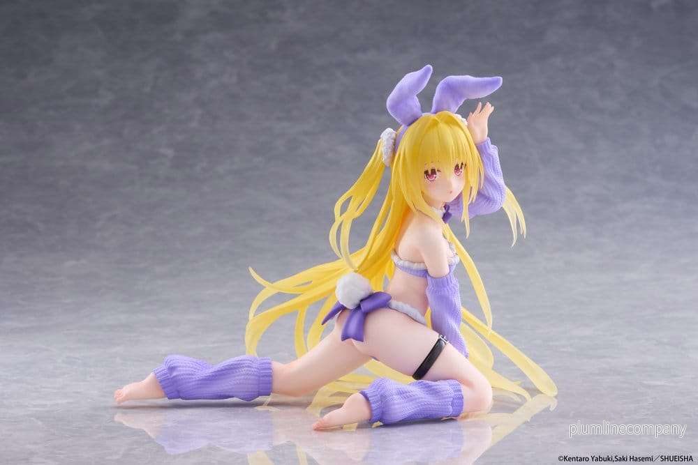 To Love-Ru Darkness MOFLOCK PVC-figur Golden Darkness (Fluffy Bunny Ver.) 13 cm