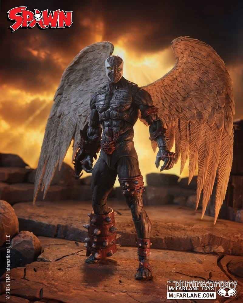 Spawn Leksaksfigur Wings of Redemption Spawn 23 cm - Detaljerad Samlarfigur med Stora Vingar och Displaybas - Bild 2