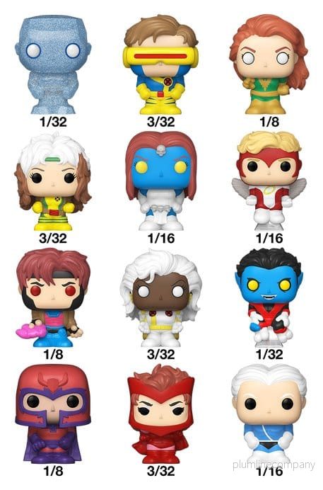X-Men Bitty POP! Figur Display (32) PDQ 2,5 cm - Bild 3
