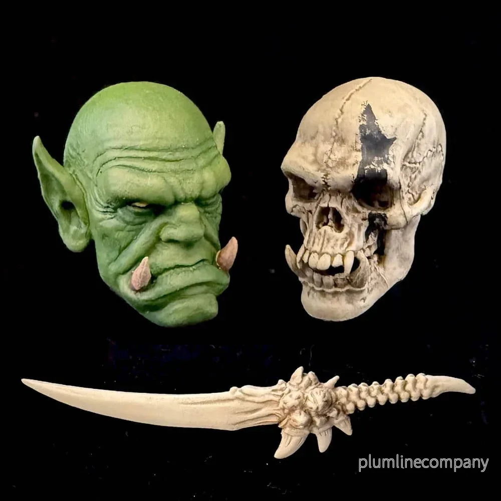 Mythic Legions Actionfigur Tillbehör Fiendehuvud Paket - Bild 2