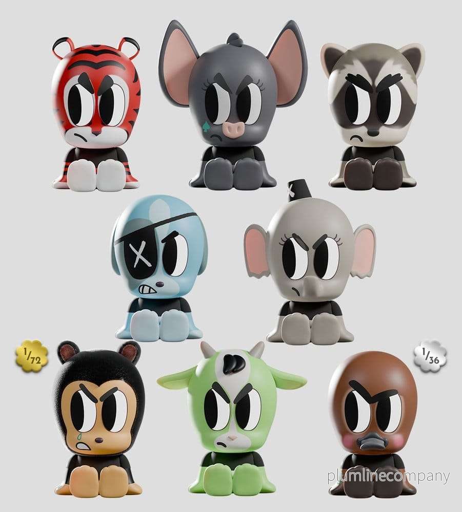 Tiny Shiny Hiney Peakers Mini Figures S2 7 cm Blind Box Display (6) Tiny Shiny Hiney Peakers Mini Figures S2 7 cm Blind Box Display (6)
