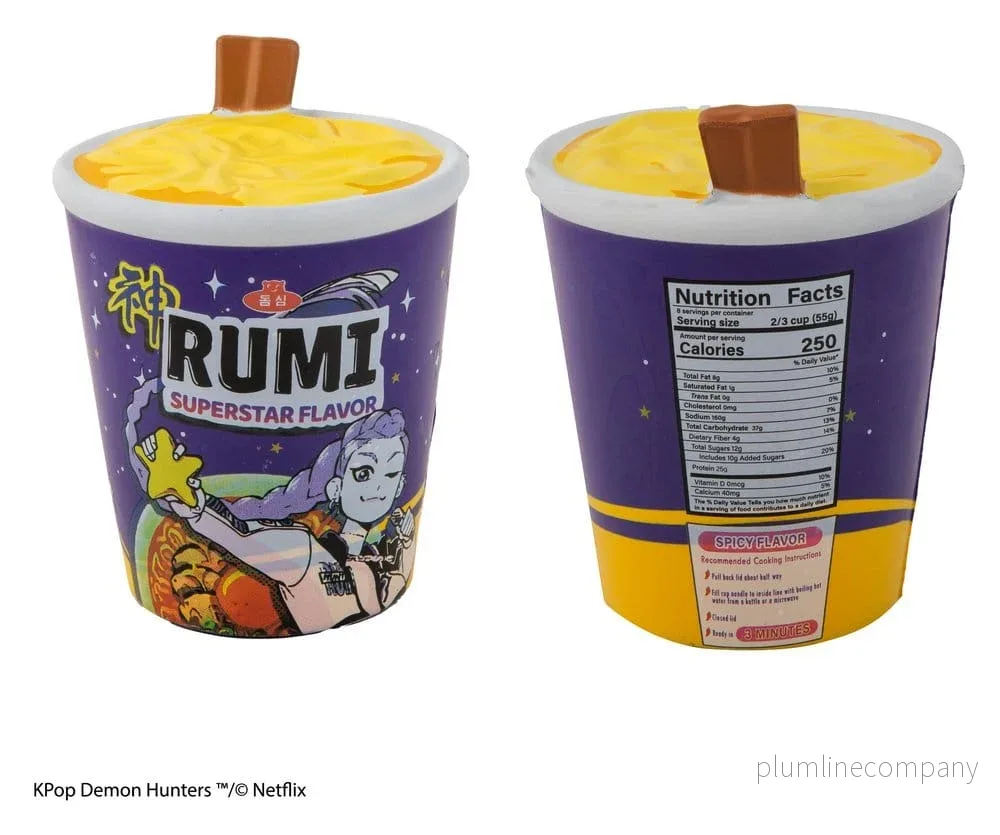 KPop Demon Hunters Mjuk Anti-Stress Figur Rumi Superstar Smak Noodles - Bild 3