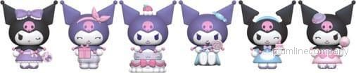 Sanrio Kuromi Party Series Mini Figurer – Kuromi Blind Box Display (12) Sanrio Kuromi Party Series Mini Figurer – Kuromi Blind Box Display (12)