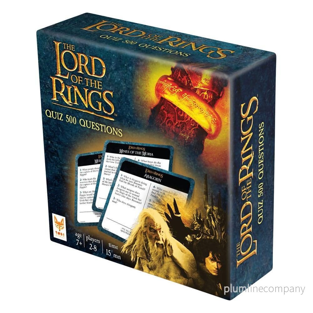 Lord of the Rings Kortspel Quiz 500 Frågor *Engelsk Version* - Bild 2