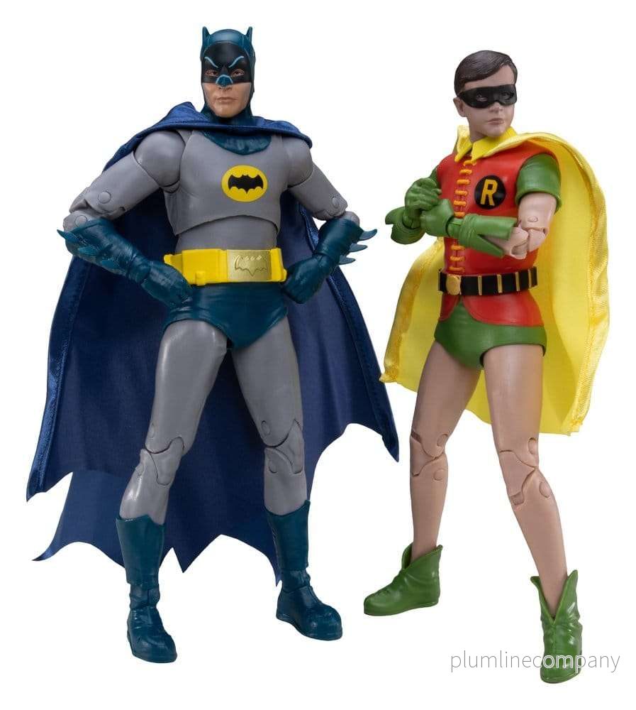 Batman Classic TV Series DC Multiverse McFarlane Collector Edition Action Figure 2-Pack Batman och Robin 18 cm Batman Classic TV Series DC Multiverse McFarlane Collector Edition Action Figure 2-Pack Batman och Robin 18 cm