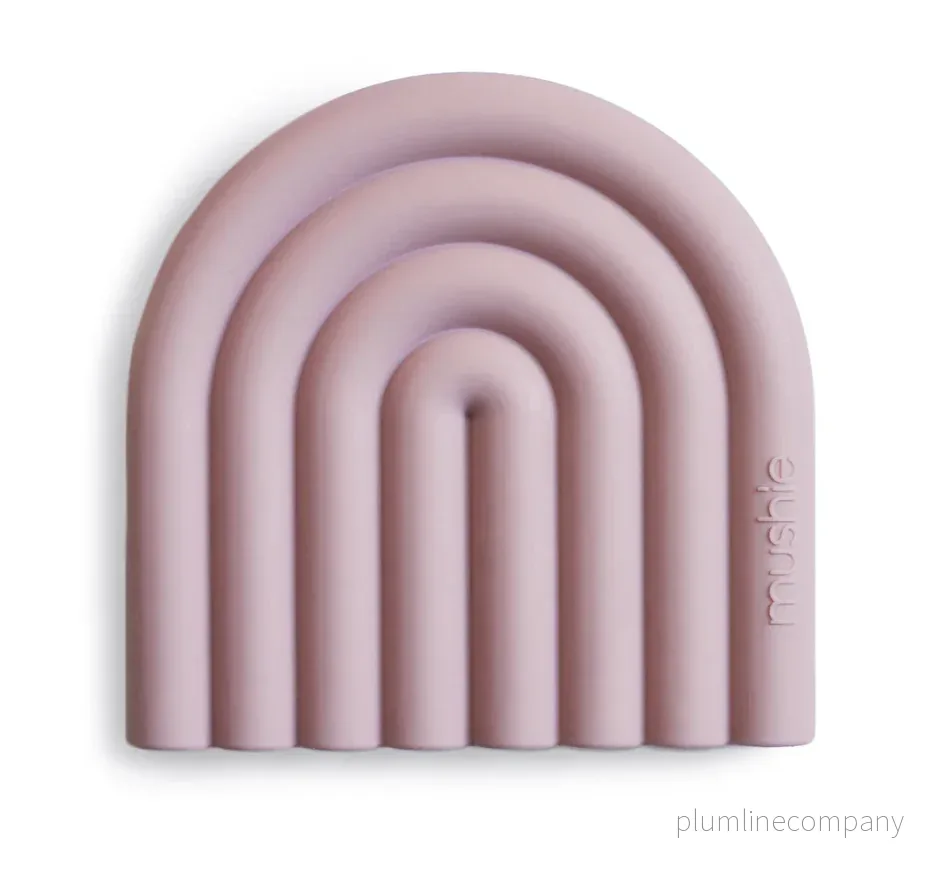 Mushie Silicone Rainbow Teether
